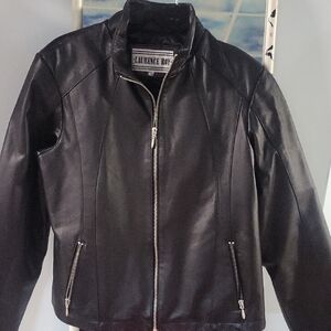 Women's Black Leather Jacket